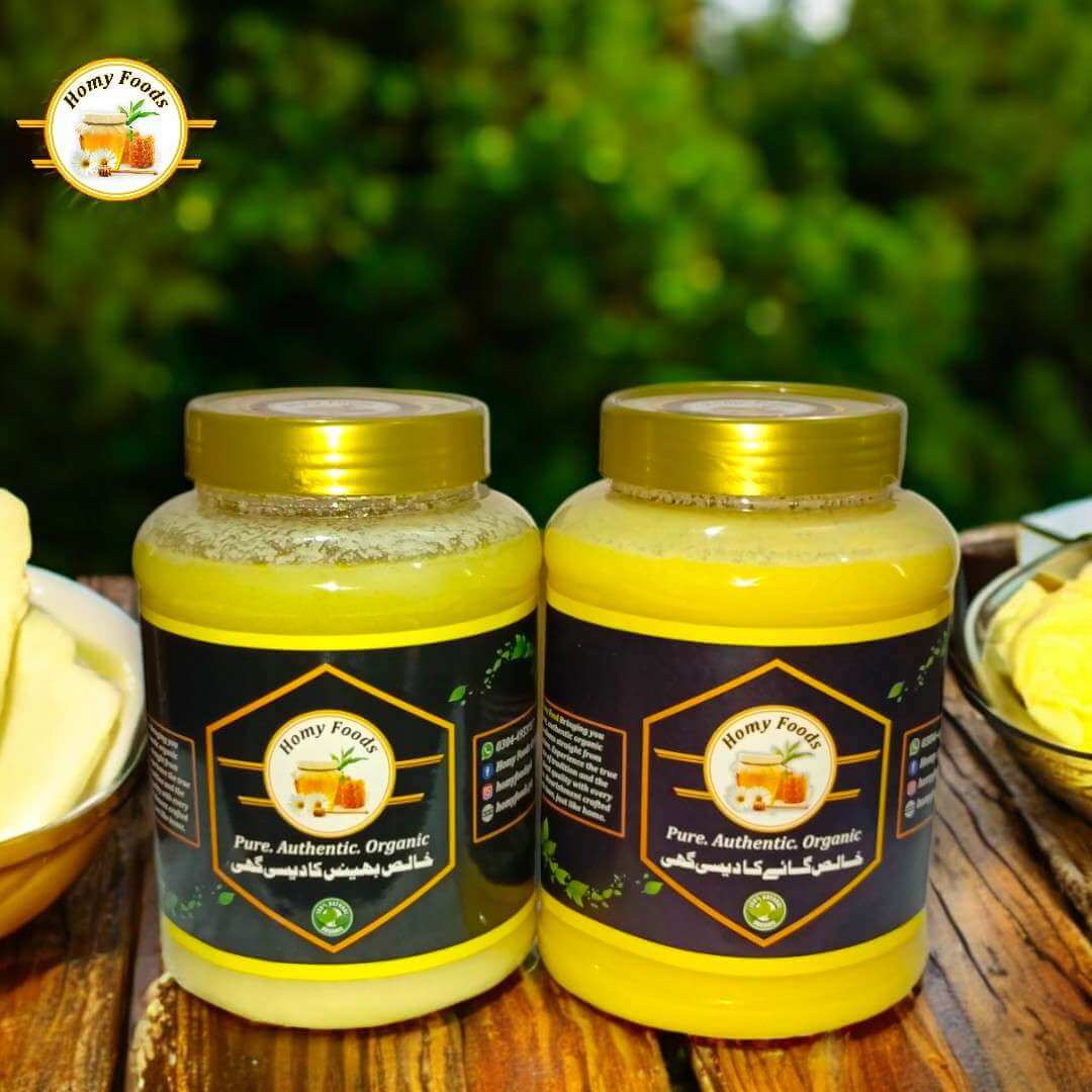 HF2 - Ghee Supreme Duo (Cow Desi Ghee 1 KG + Buffalo Desi Ghee 1 KG)